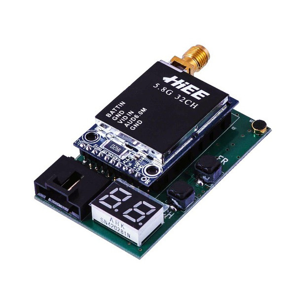 Видеопередатчик HIEE 5.8GHz TSD3206 600mW 2S-6S 32 канала для FPV систем 1300м